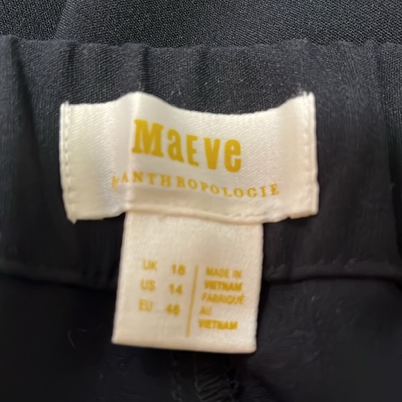 Anthropologie Maeve navy blue cuffed dress pants - Picture 8 of 9